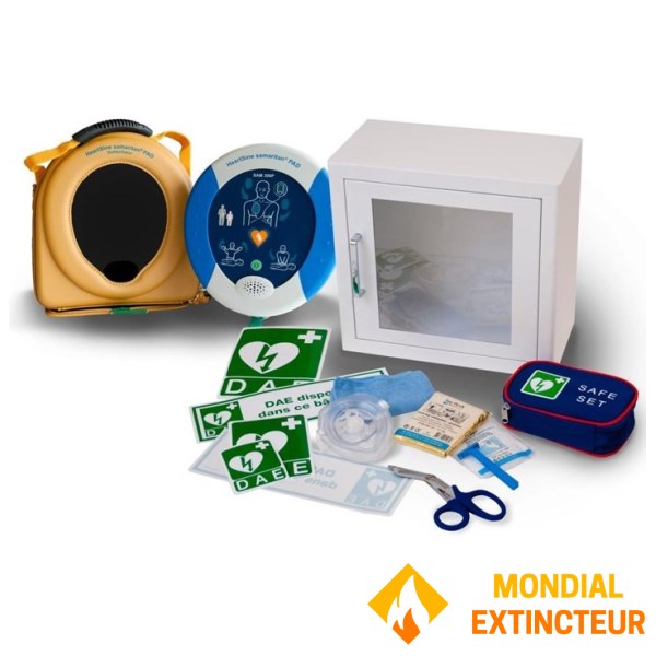 Desfibrilador semiautomático HeartSine Pack completo