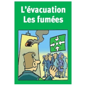 Evacuación - Humo. Paquete de 25