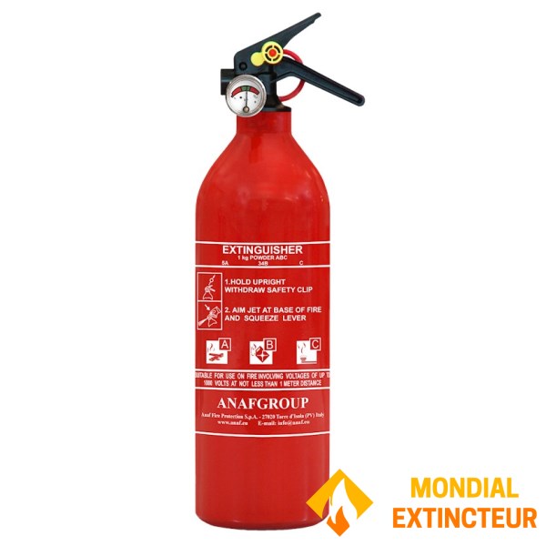 Extintor "diseñado a medida" 