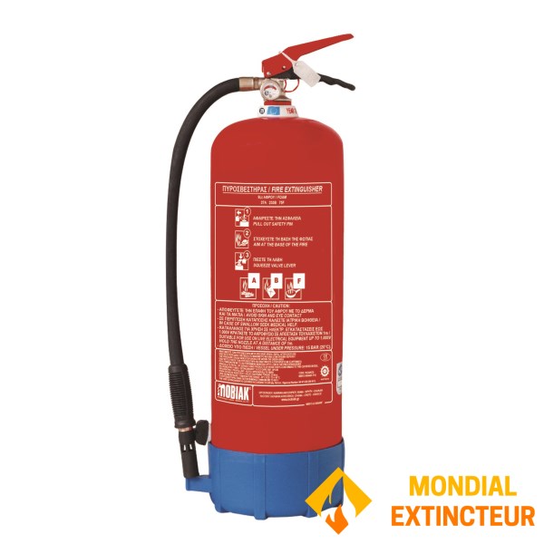 Extintor de 9 litros Antigel - ABF - Marca MOBIAK - Liquidación 2025