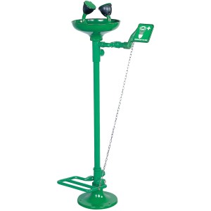 Fuente lavaojos a pedal