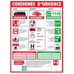Instrucciones generales de emergencia - formato A3