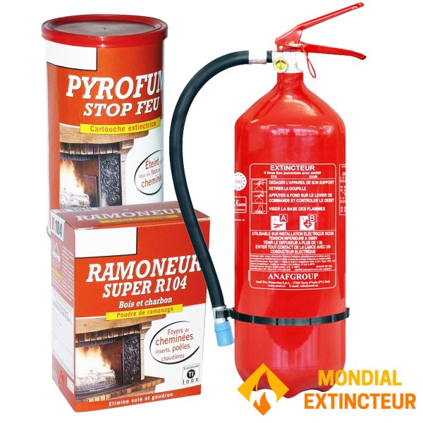 Pack protección chimenea