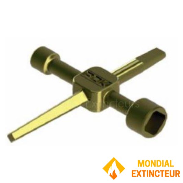 Llave de gas de 4 funciones
