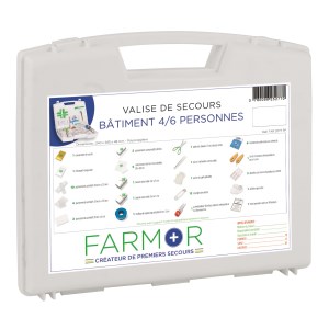 Maleta de emergencia "edificio" 4/6 personas