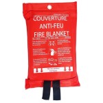 Couverture anti feu 1,8M X 1,80 M Etui souple