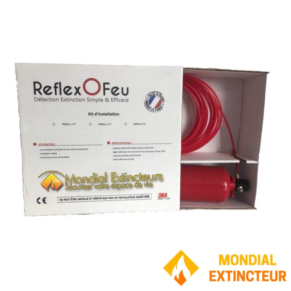 NOVEC - Reflex O Feu - protección automática para 3 M³