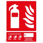 Panel de PVC pulverizado al agua 10 x 15 cm - Clase ABF