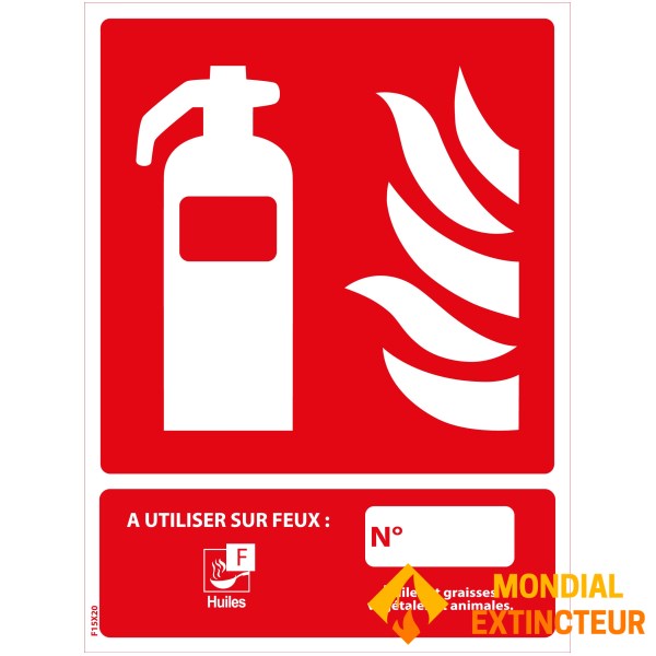 Panel de PVC pulverizado al agua 15 x 20 cm - Clase F