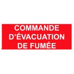 Panel de "control de humos de" PVC - 150x50 mm