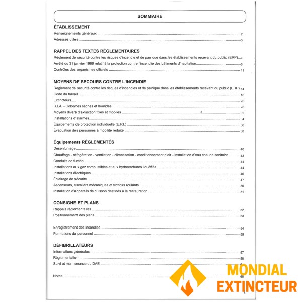 Paquete de 50 registros de seguridad completos - 60 PÁGINAS