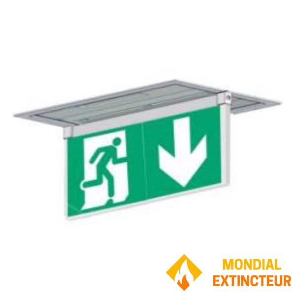 Puerta mosquitera de doble cara empotrada en el techo