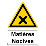 Señal de "sustancias nocivas" - PVC A5