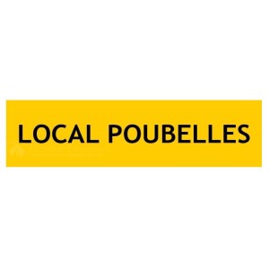 Signo de localización "POUBELLES LOCALES"