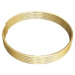 Tubo de cobre para extracción de humos Ø 5 - bobina de 25m - dureza recocido = R200