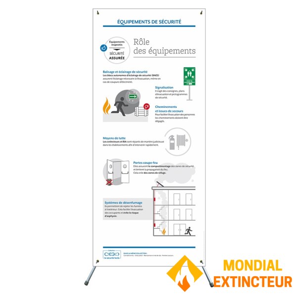 X-banner - Equipamiento de seguridad