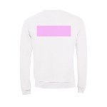 5 sudaderas blancas personalizadas - Talla L - Corazón y espalda