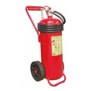 50 litran pyörillä varustettu sammutin Auxiliary Pressure - ANAF-merkki