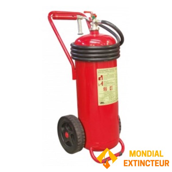 50 litran pyörillä varustettu sammutin Auxiliary Pressure - ANAF-merkki