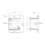 Balise de sol - LSC 230 VCA - 1,5 M de câble