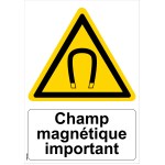 "Suuri magneettikenttäkyltti" - PVC A5