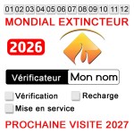 1000 étiquettes de maintenance personnalisées 5X5 cm