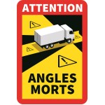 Adhésif obligatoire angle mort pour camion