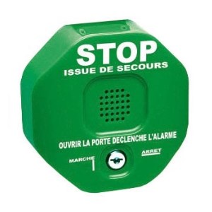 Alarme autonome pour sortie de secours