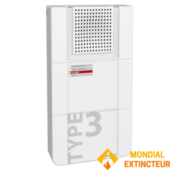 Alarme incendie type 3 - message enregistré - BAAS ME Neutronic