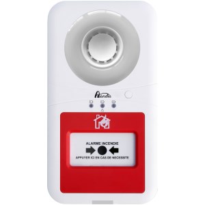 Alarme type 4 autonome avec flash LED lumineux