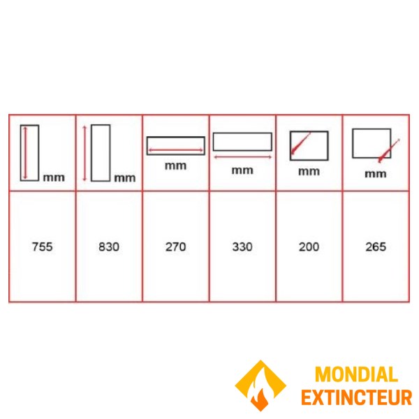 Armoire pour douche portative 9 litres