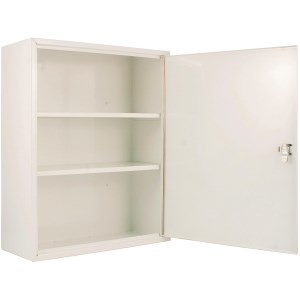 Armoire à pharmacie 1 porte - 2 étagères