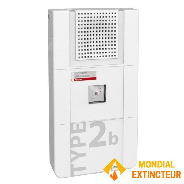 Bloc Autonome d'Alarme Sonore Satellite avec flash Neutronic