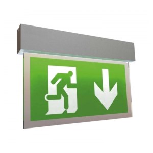 Bloc d'évacuation Grand Luxe "LUMINA" Adressable - Suspendu Plafond