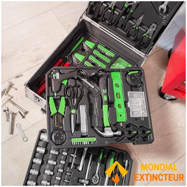 Boite à Outils complète en Chrome Vanadium et sa malette - 1200 pièces