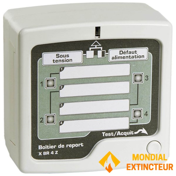 Boitier de report de synthèse d'informations Technique - 4 Entrées