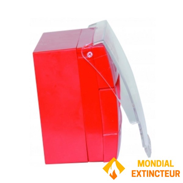 Capot de protection double action pour déclencheur manuel