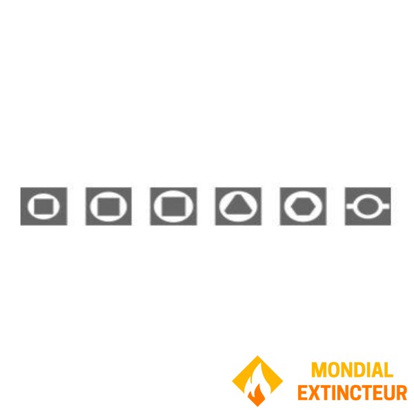 Clé en croix 6 fonctions