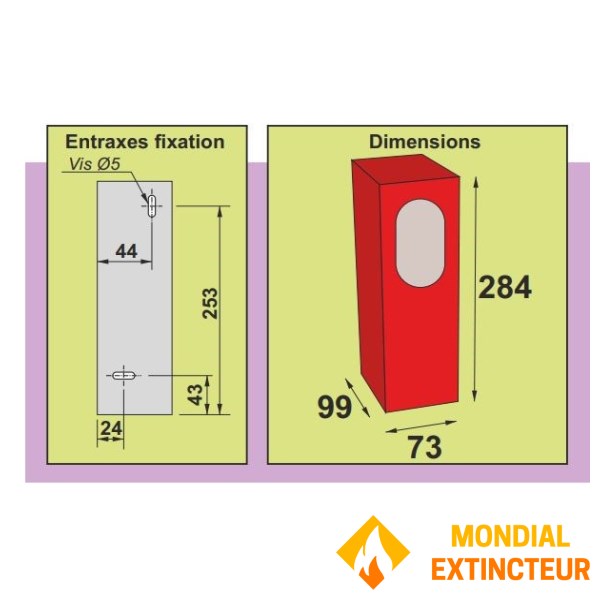 Coffret CO² pour ouverture seule 60Gr max