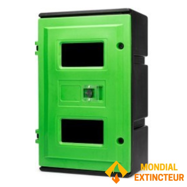 Coffret pour appareil respiratoire - Vert 85 cm