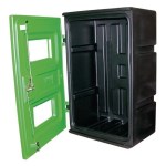 Coffret pour appareil respiratoire à clé-  Vert