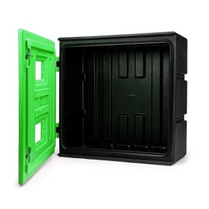 Coffret double XXL à clé pour appareil respiratoire - Vert