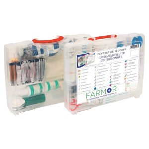Coffret de secours "Gros Œuvre/ TP" 30 personnes