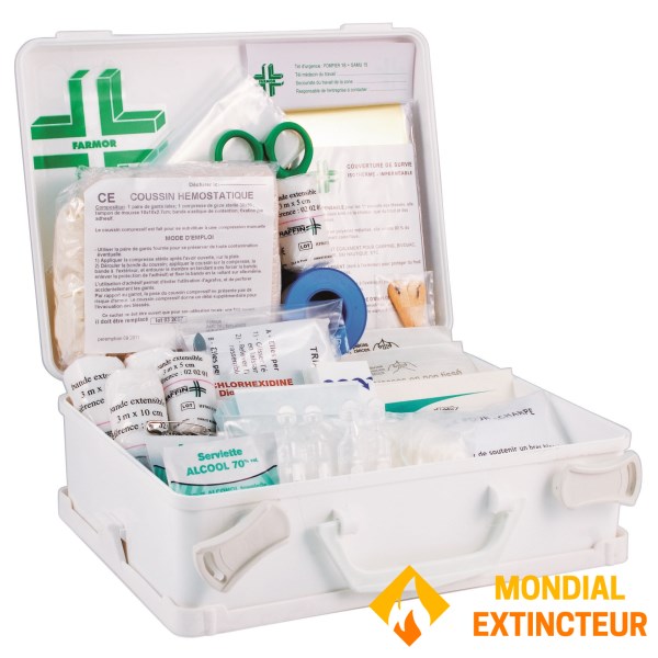 Coffret de secours médecine du travail