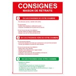 Consigne maison de retraite - Format A4