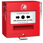 Déclencheur manuel radio avec capot - Adressable