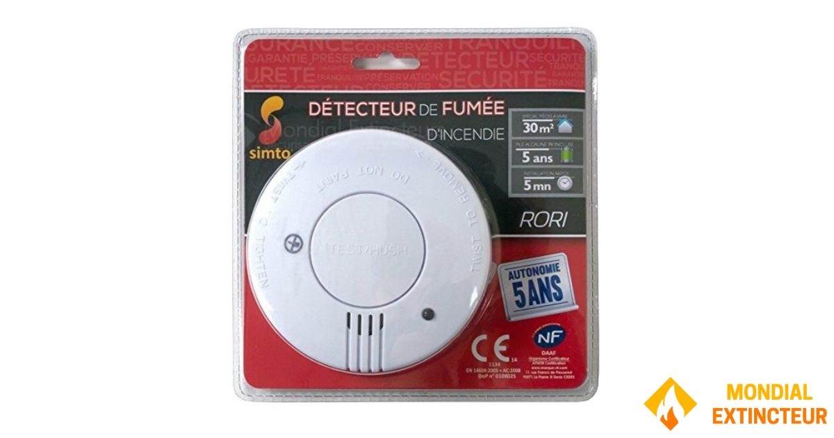 Avertisseur De Fumée BRK Profil Mince Avec Batterie De 10 Ans, Blanc BPR710ABX
