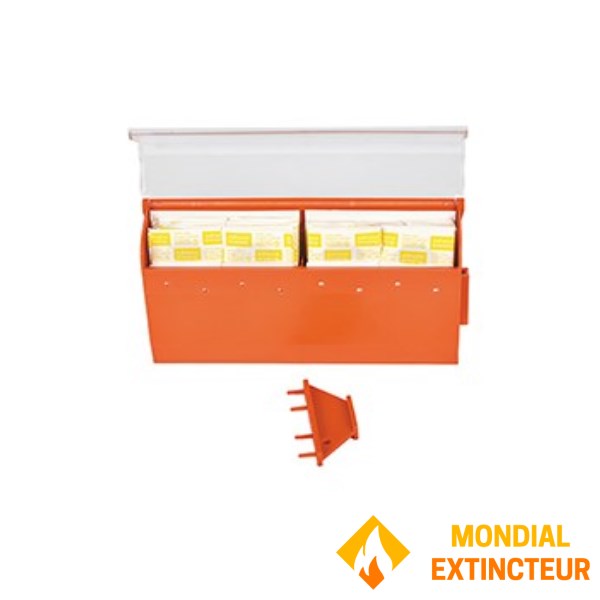 Distributeur mural de pansements panachés