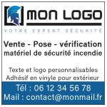 Étiquettes de communication en vinyle - Lot de 250