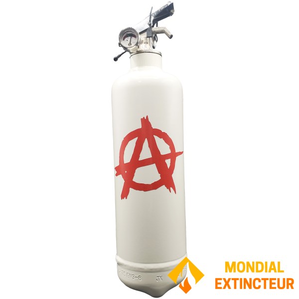 Extincteur Design "ANARCHY BLANC"